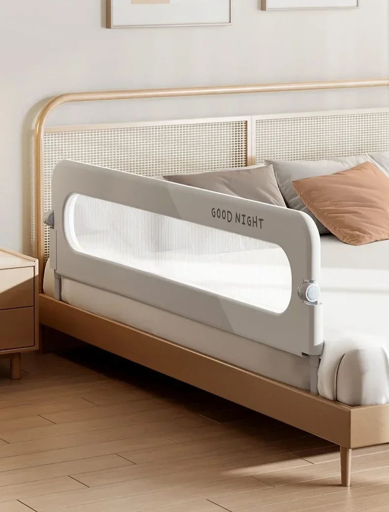 IMBABY Bed Guardrail Anti-Fall Baby Safety Bed Barrier Pink Bed Safety Rails Adjustable Crib Bumpers Protection Beds Fence