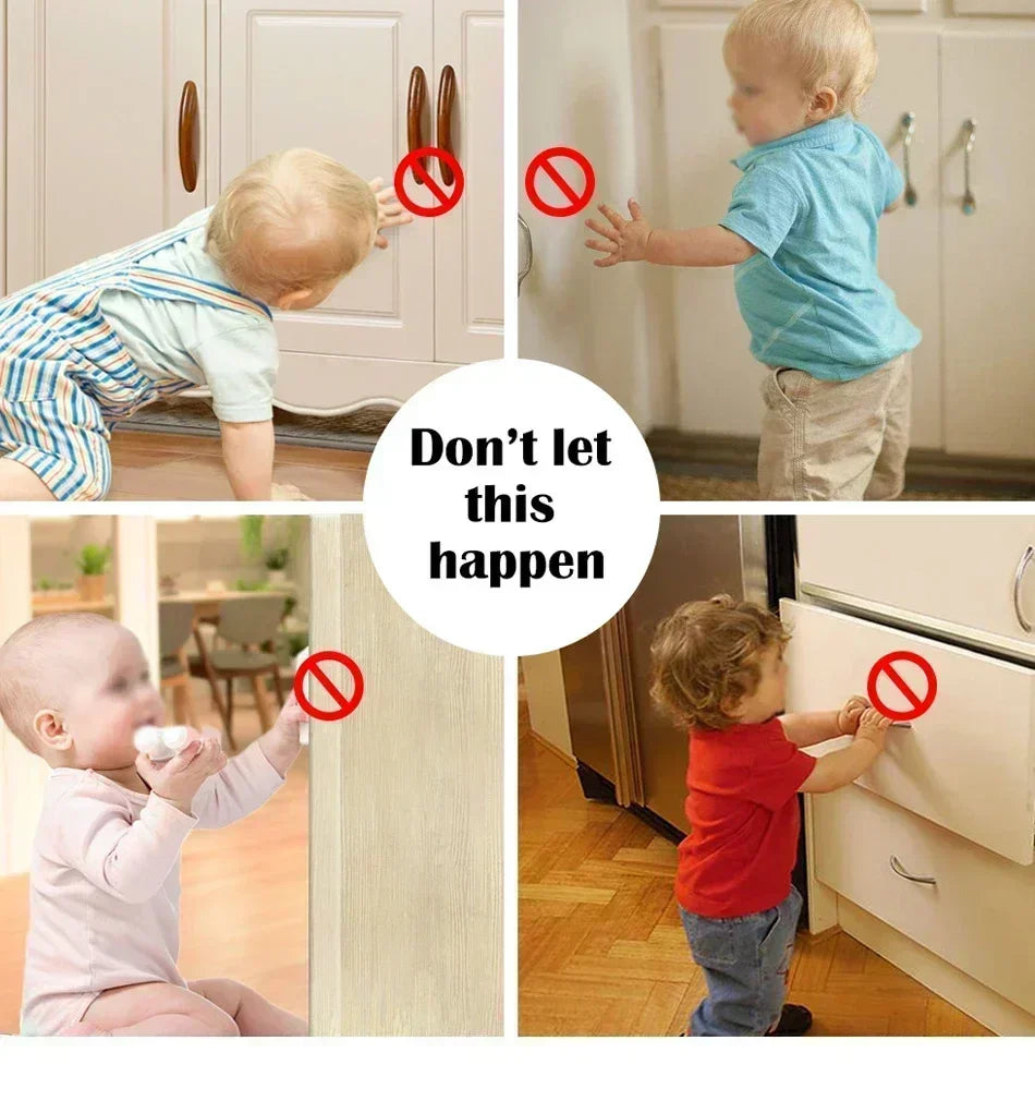 Magnetic Children's Lock for Extra Cabinet Door Safety: A Must-Have for Parents Drawer Lock Baby Protection Baby Safety Lock