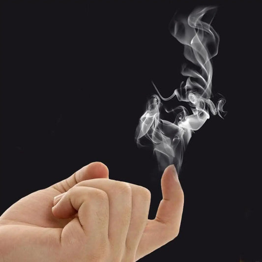 10PCS Chemical Magic Paper Cool Close Up Magic Trick Fingers Smoke Hells Smoke Stage Stuffs Fantasy Prop Make Fun Magic Tricks