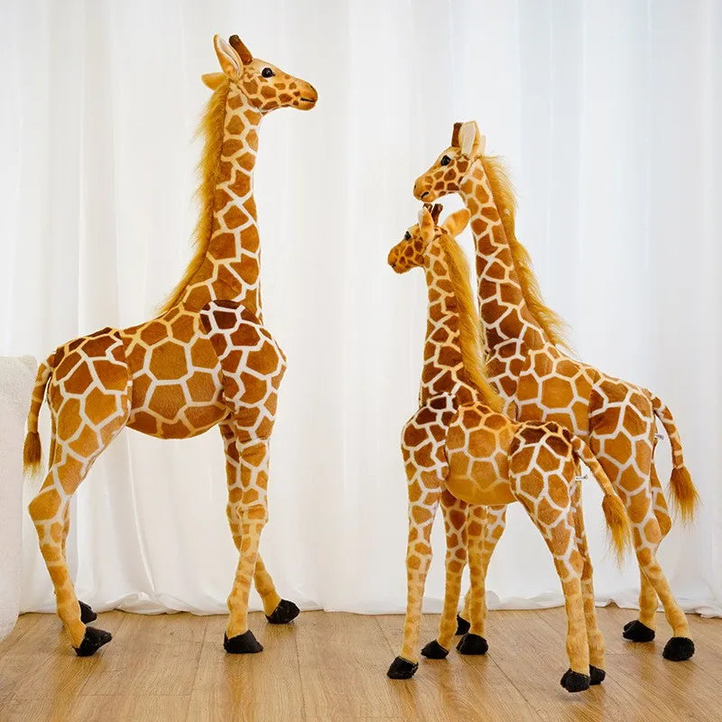 New 1pc Giant size 50CM Giraffe Plush Toys Cute Stuffed Animal Soft Giraffe Doll Birthday Gift Kids Toy