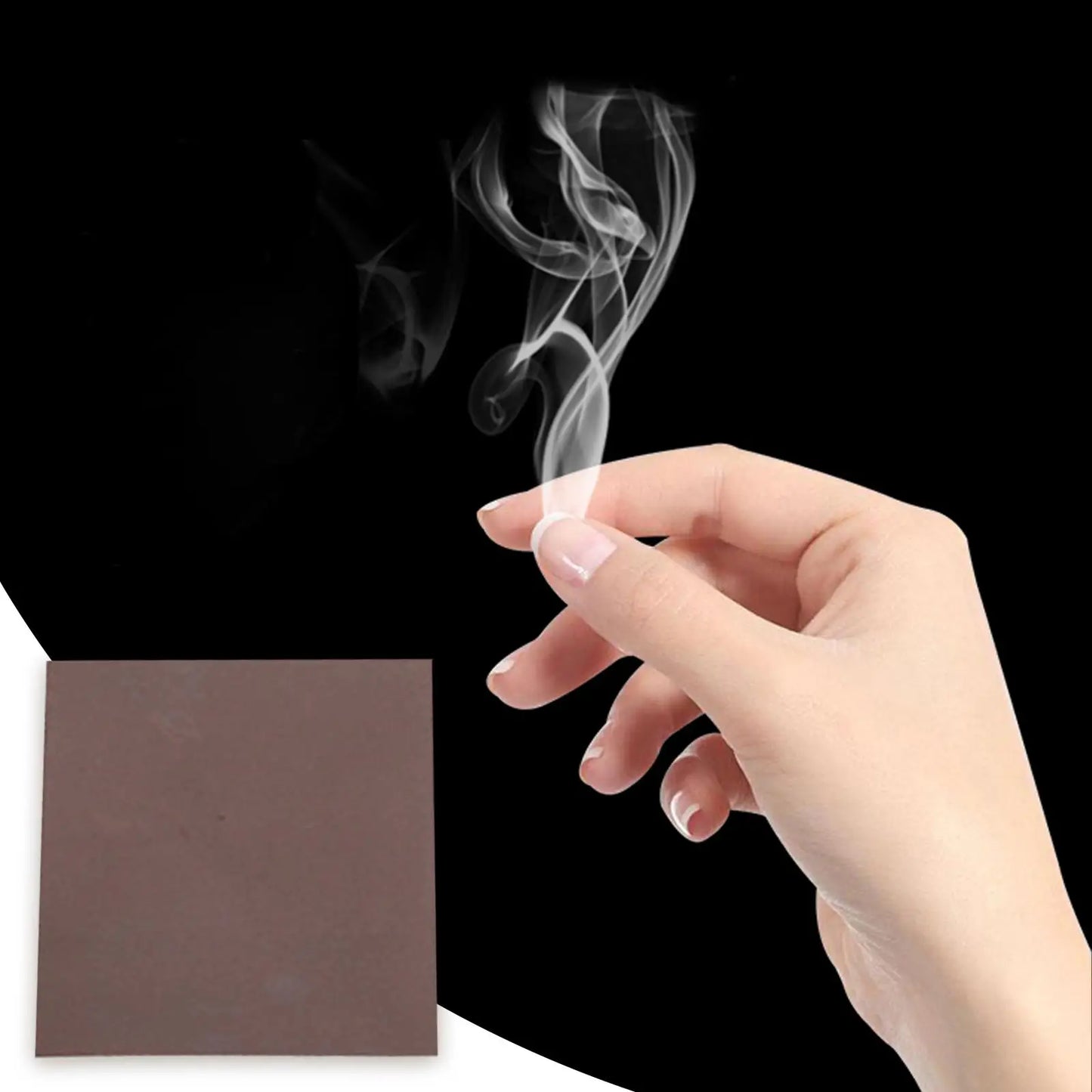 10PCS Chemical Magic Paper Cool Close Up Magic Trick Fingers Smoke Hells Smoke Stage Stuffs Fantasy Prop Make Fun Magic Tricks