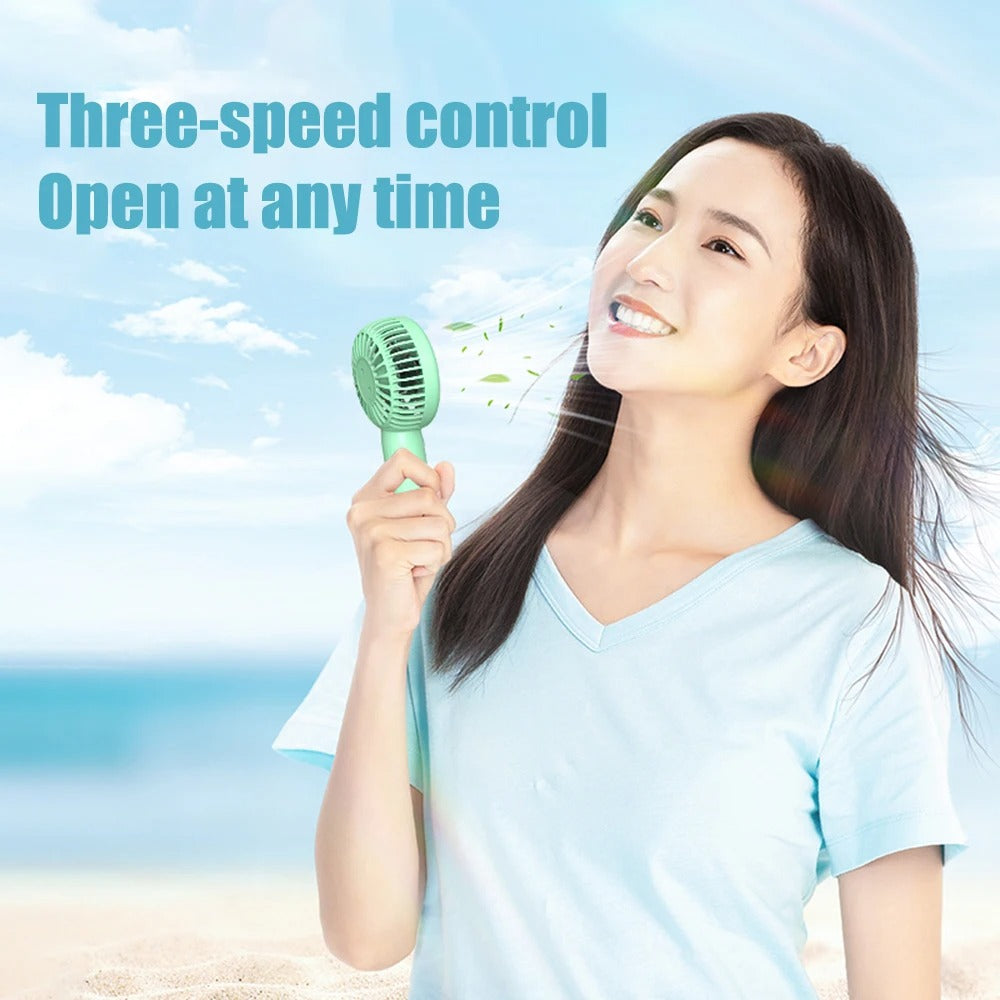 1200mAh Mini Portable FansHandheld USB Rechargeable