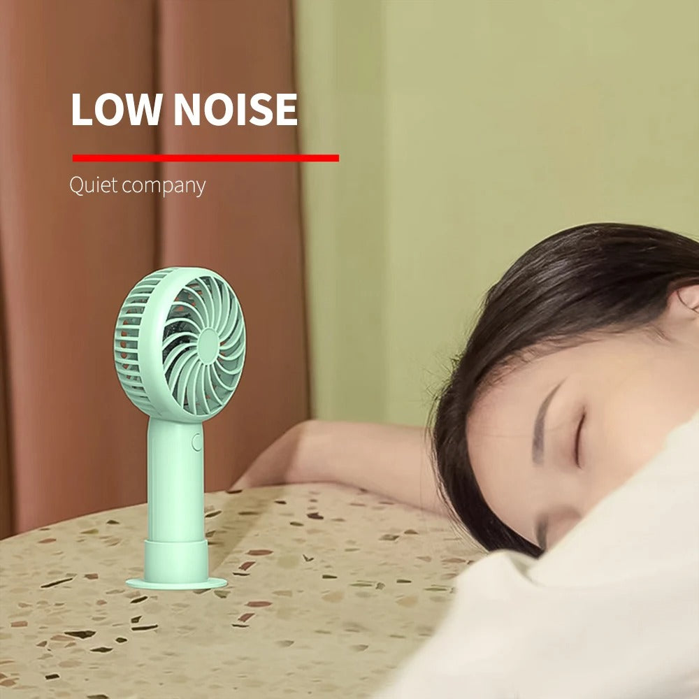 1200mAh Mini Portable FansHandheld USB Rechargeable