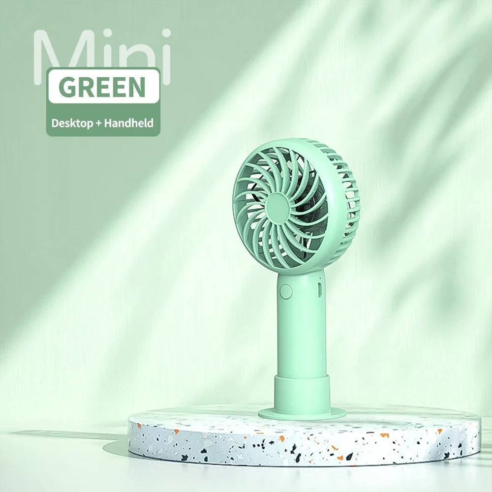 1200mAh Mini Portable FansHandheld USB Rechargeable
