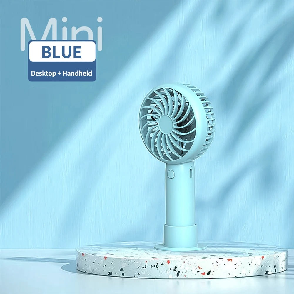 1200mAh Mini Portable FansHandheld USB Rechargeable